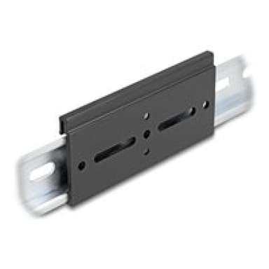 DELOCK Aluminium Montageclip für Hutschiene 100,0 x 47,8 mm schwarz Stück