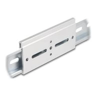 DELOCK Aluminium Montageclip für Hutschiene 100,0 x 47,8 mm silber Stück