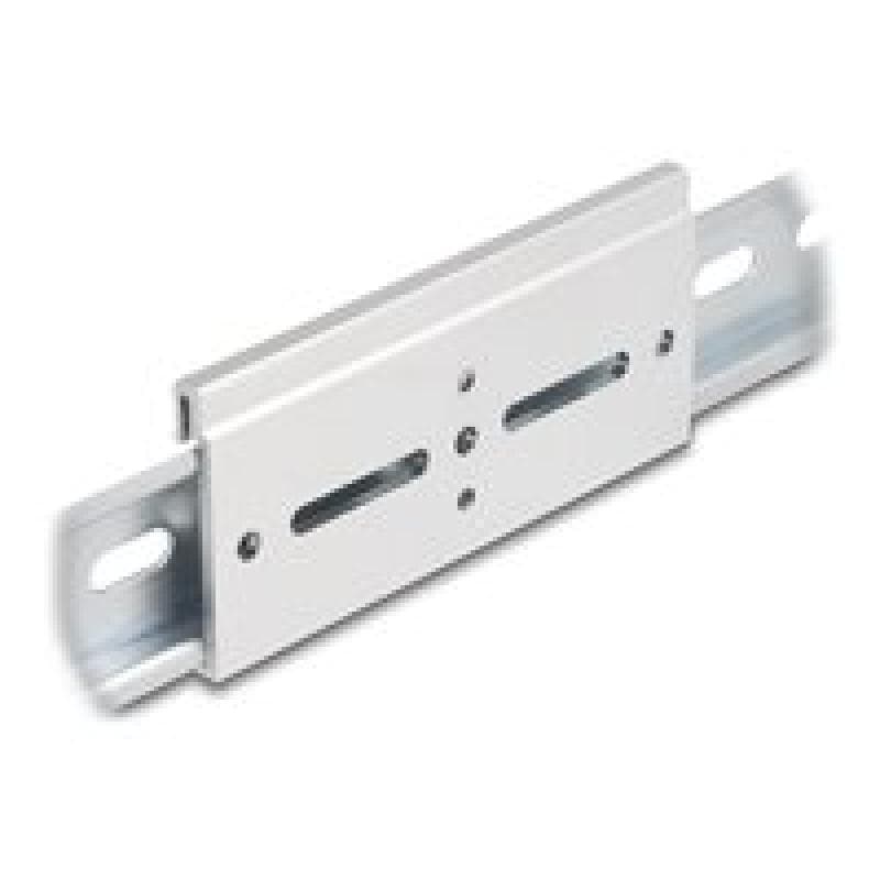 DELOCK Aluminium Montageclip für Hutschiene 100,0 x 47,8 mm silber Stück