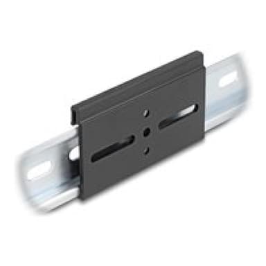 DELOCK Aluminium Montageclip für Hutschiene 80,0 x 47,8 mm schwarz Stück