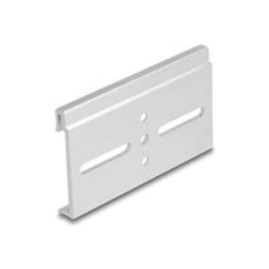 DELOCK Aluminium Montageclip für Hutschiene 80,0 x 47,8 mm silber Stück