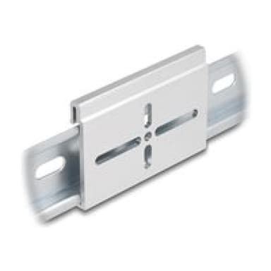 DELOCK Aluminium Montageclip für Hutschiene 70,0 x 47,8 mm silber Stück