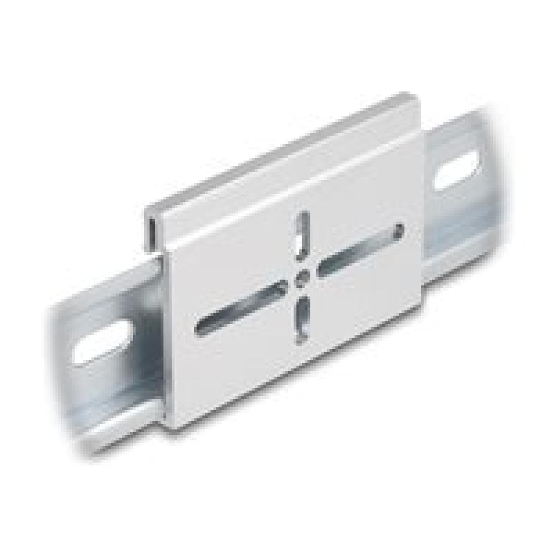 DELOCK Aluminium Montageclip für Hutschiene 70,0 x 47,8 mm silber Stück