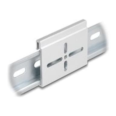 DELOCK Aluminium Montageclip für Hutschiene 60,0 x 47,8 mm silber Stück
