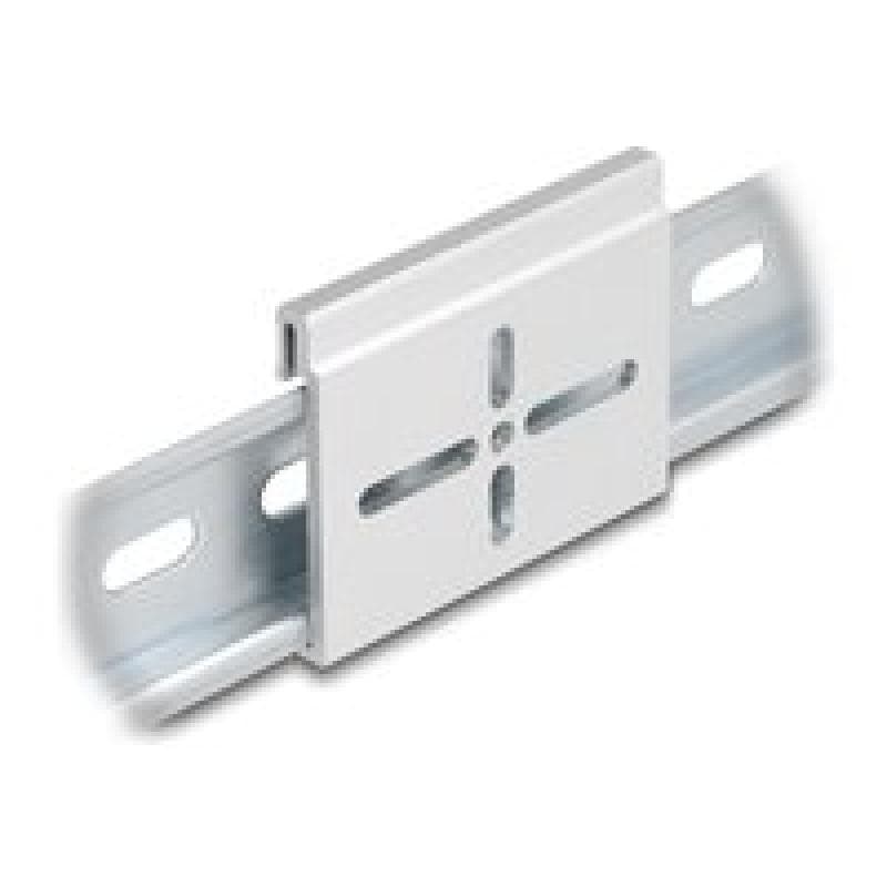 DELOCK Aluminium Montageclip für Hutschiene 60,0 x 47,8 mm silber Stück