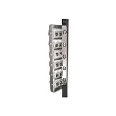 DELOCK Keystone Halterung 12 Port neigbar für 10″ oder 19″ Rack und Wandmontage Stück