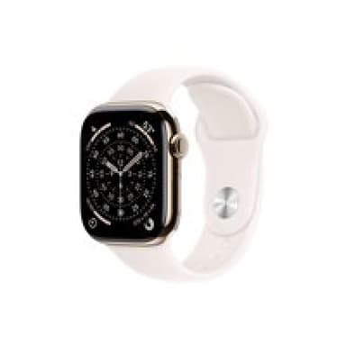 APPLE Watch S11 Titan Gold Cellular 42mm (Sportarmband blassrosa) M/L