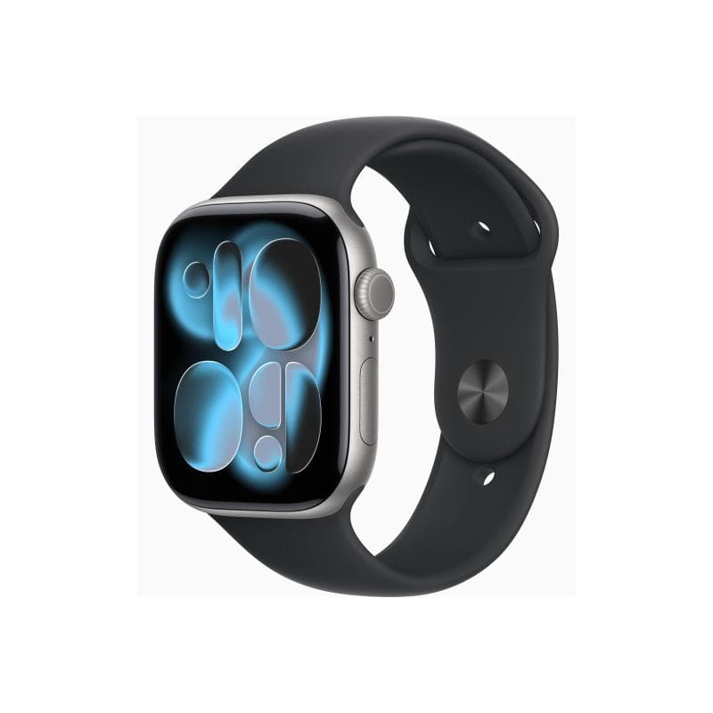 APPLE Watch S11 Aluminium Cellular 46mm Space Grau (Sportarmband schwarz) S/M