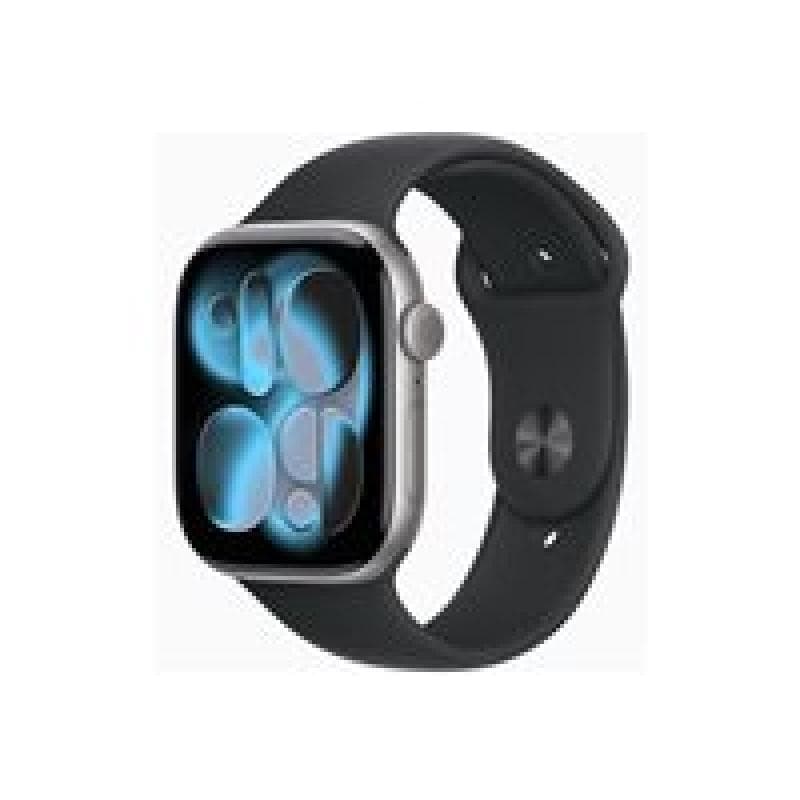 APPLE Watch S11 Aluminium 46mm Space Grau (Sportarmband schwarz) M/L