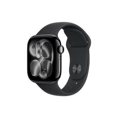 APPLE Watch S11 Aluminium 42mm Diamantschwarz (Sportarmband schwarz) S/M