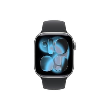 APPLE Watch S11 Aluminium 42mm Space Grau (Sportarmband schwarz) M/L