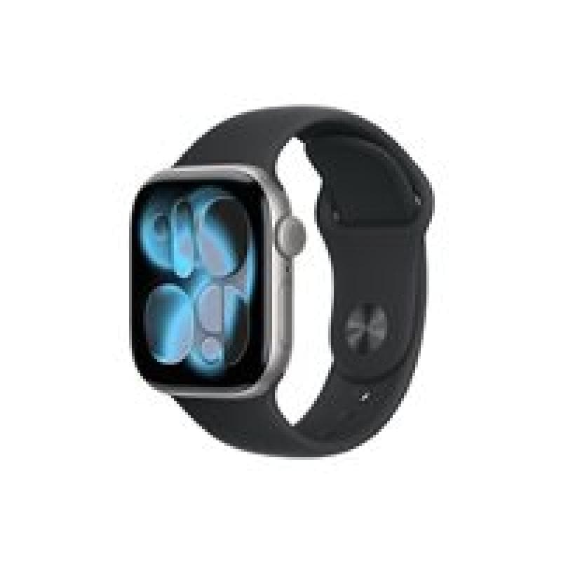 APPLE Watch S11 Aluminium 42mm Space Grau (Sportarmband schwarz) S/M