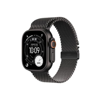 APPLE Watch Ultra 3 Titanium Cellular 49mm Schwarz (Milanaise Titan schwarz) Small