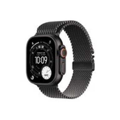 APPLE Watch Ultra 3 Titanium Cellular 49mm Schwarz (Milanaise Titan schwarz) Small