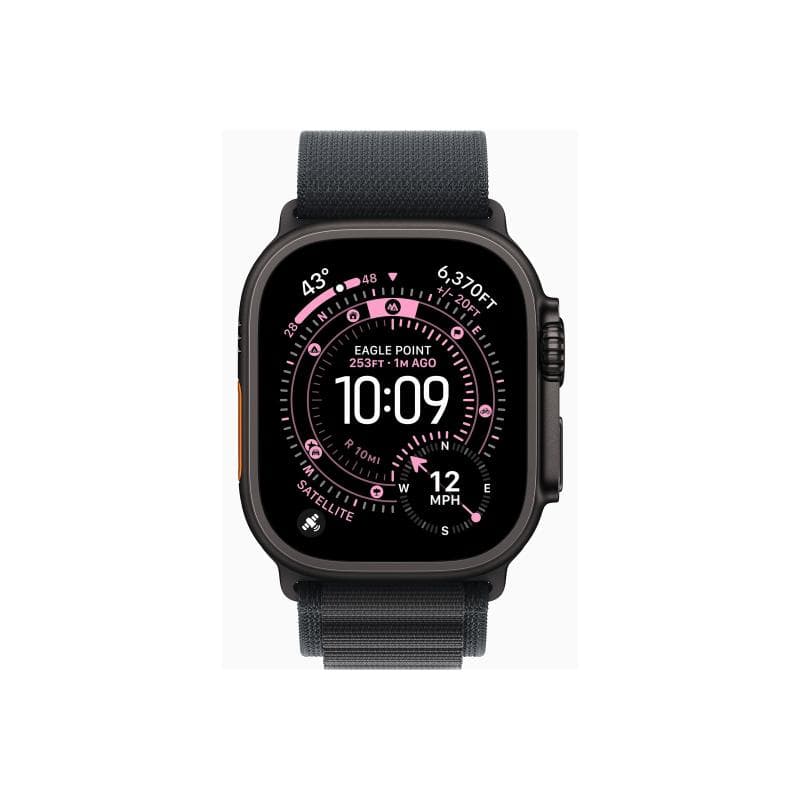 APPLE Watch Ultra 3 Titanium Cellular 49mm Schwarz (Alpine Loop schwarz) Small