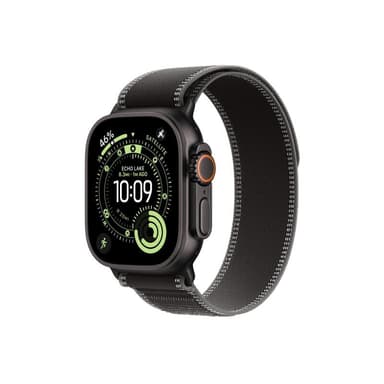 APPLE Watch Ultra 3 Titanium Cellular 49mm Schwarz (Trail Loop schwarz/kohlegrau) S/M
