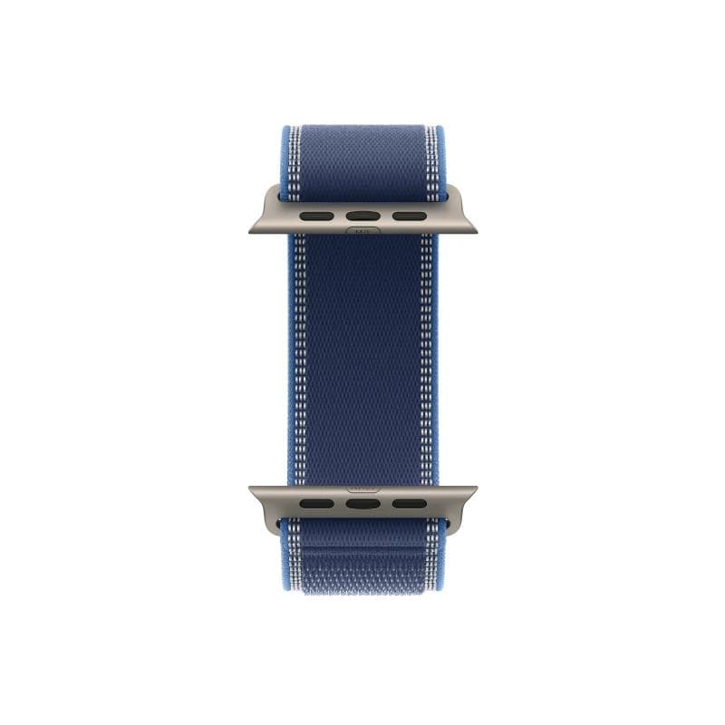 APPLE Watch Ultra 3 Titanium Cellular 49mm Natur (Trail Loop blau/hellblau) S/M