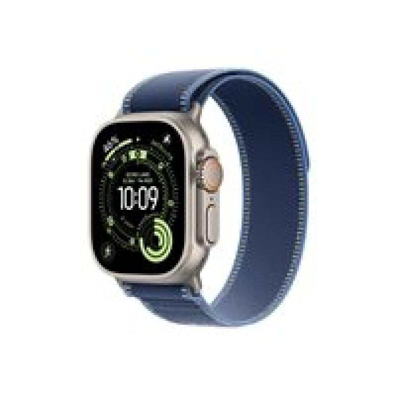 APPLE Watch Ultra 3 Titanium Cellular 49mm Natur (Trail Loop blau/hellblau) S/M