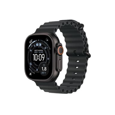APPLE Watch Ultra 3 Titanium Cellular 49mm Schwarz (Ocean Armband schwarz)