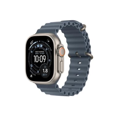 APPLE Watch Ultra 3 Titanium Cellular 49mm Natur (Ocean Armband maritimblau)