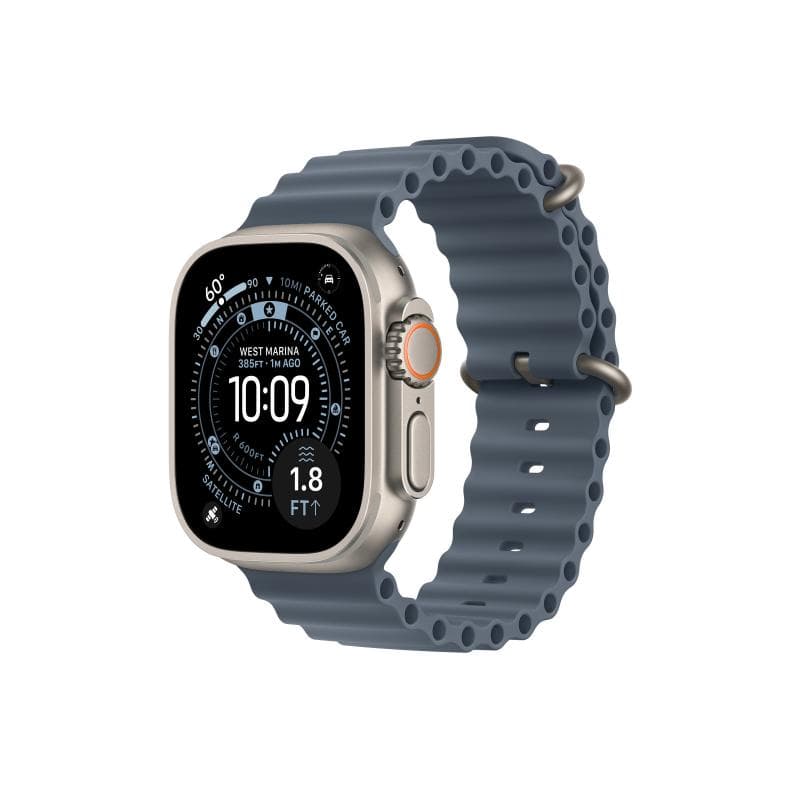 APPLE Watch Ultra 3 Titanium Cellular 49mm Natur (Ocean Armband maritimblau)