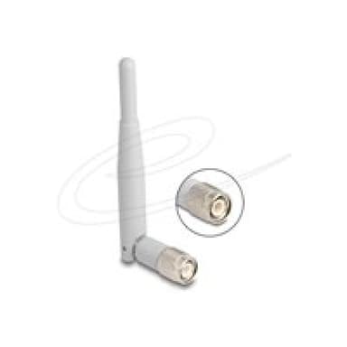 DELOCK WiFi 7 Antenne TNC Stecker 2 - 3 dBi 13,5 cm omnidirektional mit Kippgelenk grau