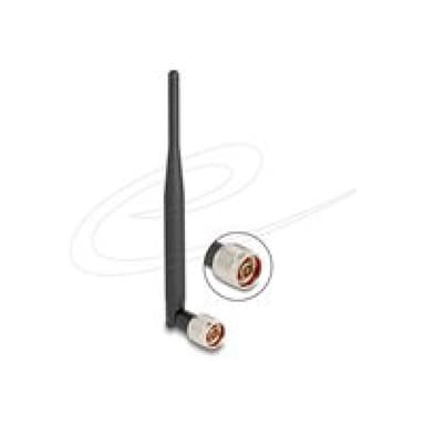 DELOCK WiFi 7 Antenne N Stecker 2 - 3 dBi 20,6 cm omnidirektional mit Kippgelenk