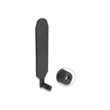 DELOCK LTE GNSS Antenne SMA Stecker 1,5 - 3,0 dBi omnidirektional drehbar mit Kippgelenk schwarz