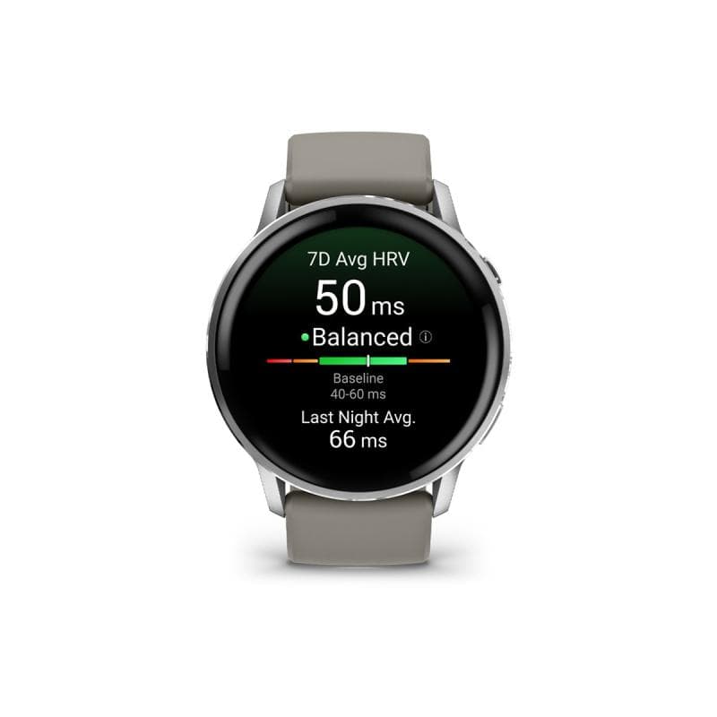 GARMIN Venu 4 Smartwatch 45mm schwarz/silber