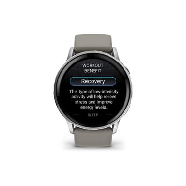 GARMIN Venu 4 Smartwatch 45mm schwarz/silber