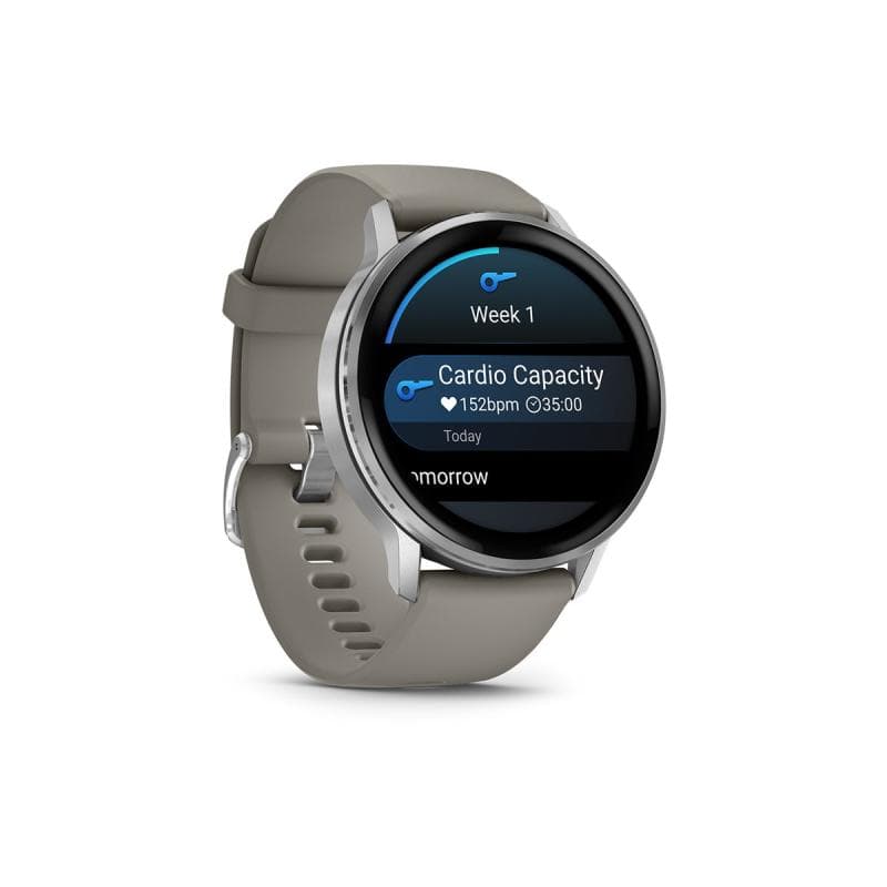GARMIN Venu 4 Smartwatch 45mm schwarz/silber