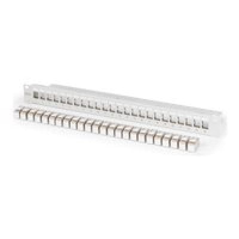 DIGITUS Modulares Patch Panel geschirmt mit 24x DN-93615 24-Port 1U rackmontiert grau RAL 7035