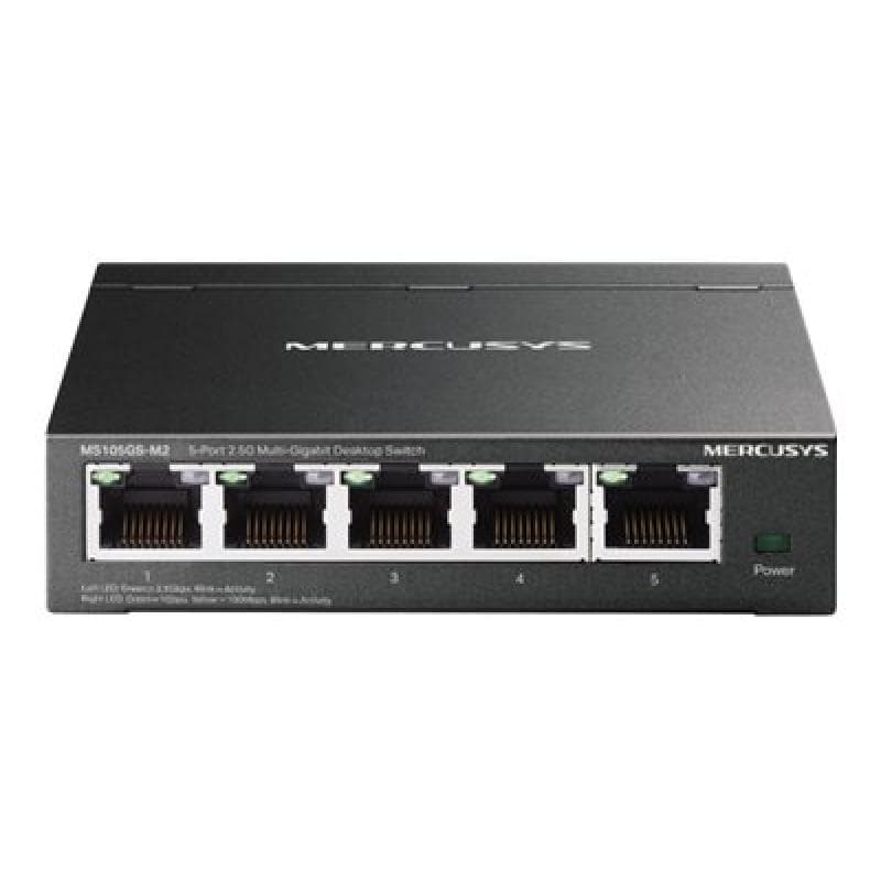TP-LINK Mercusys MS105GS-M2 5-Port 2.5G Multi-Gigabit Desktop Switch
