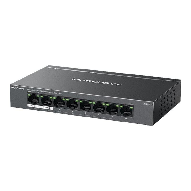 TP-LINK Mercusys MS108GP 8-Port Gigabit Desktop Switch