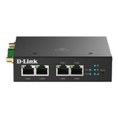 D-LINK 4G LTE M2M VPN PoE+ Router- 2 x Fast Ethernet PoE+ LAN-Anschluss