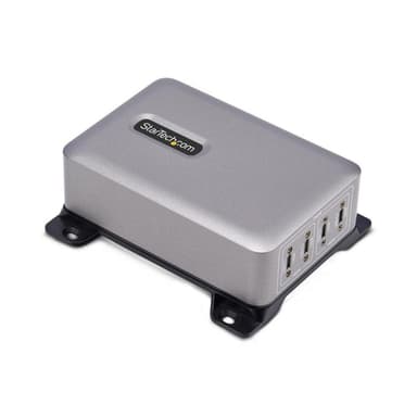 STARTECH.COM 4-Port USB-C Ladegerät 140W EPR je Port Max. 240W Schraubsicherung GaN Netzteil