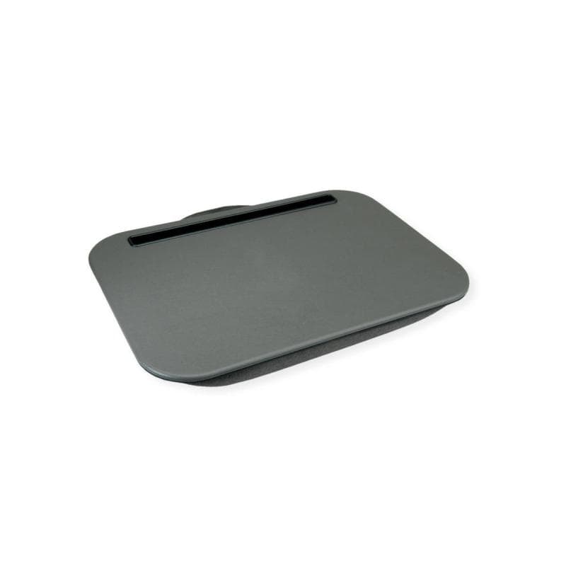 VALUE Knietablett / Laptop-/Tablet-Ablage mit Kissen, grau