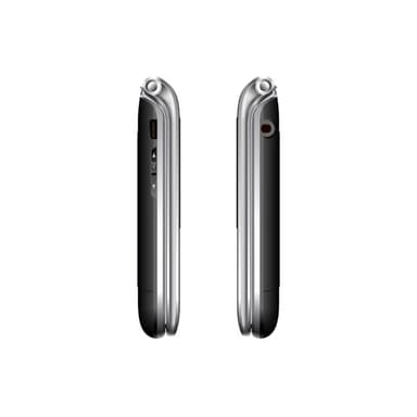 BEA-FON SL605 - 2G, Silver Line, Großtastenklapphandy, schwarz-silber ohne Netzteil 2G