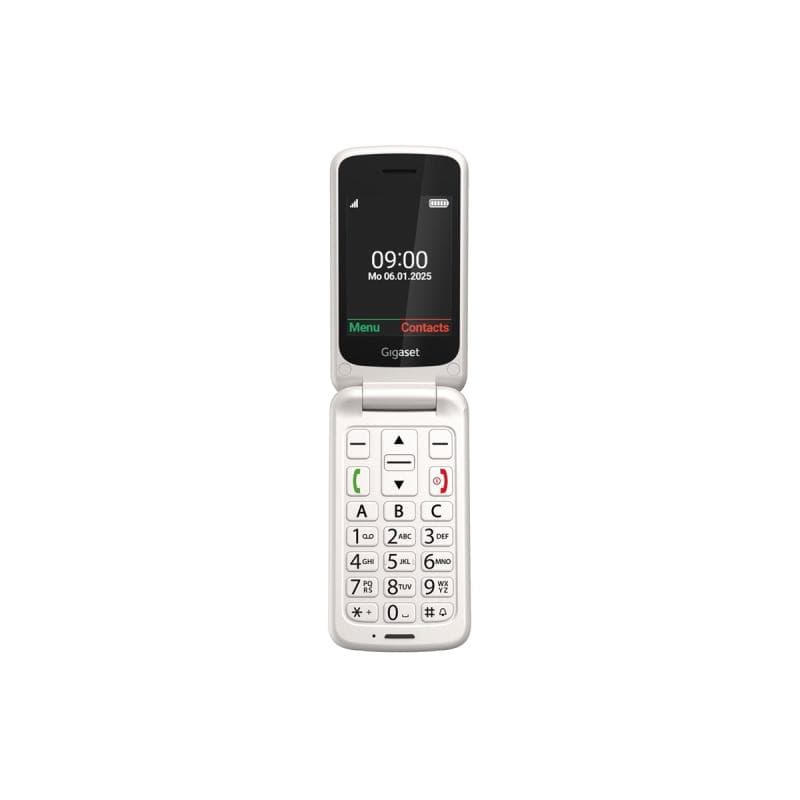 GIGASET GL595 Dual Sim White SOS-Button, CAM, SD-card Slot/ GSM 2G/3G/ Usb-C