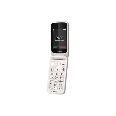 GIGASET GL595 Dual Sim White SOS-Button, CAM, SD-card Slot/ GSM 2G/3G/ Usb-C