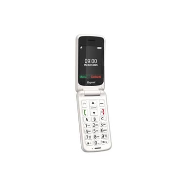 GIGASET GL595 Dual Sim White SOS-Button, CAM, SD-card Slot/ GSM 2G/3G/ Usb-C