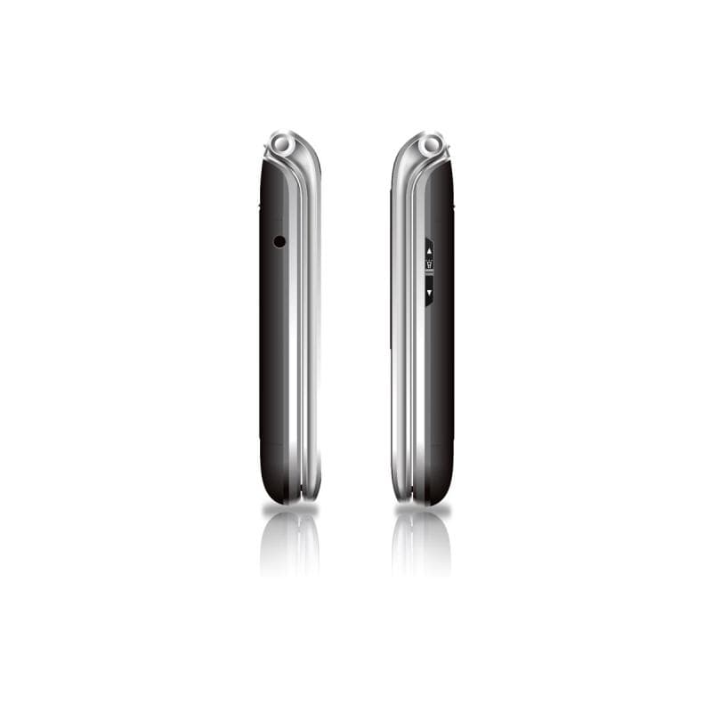 BEA-FON SL645 - 2G, Silver Line, Großtastenklapphandy, schwarz-silber 2G