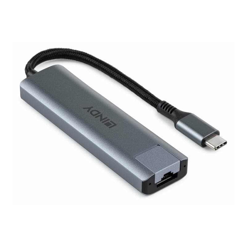 LINDY USB 3.2 Gen 2 Typ C Hub & Gigabit Ethernet