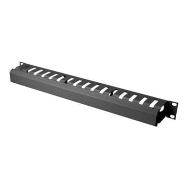 DIGITUS Kabelmanagement Kaefig 1HE abnehmbare Frontblende RAL 9005 schwarz
