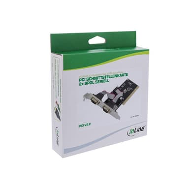 INLINE PCI Schnittstellenkarte, 2x RS232 seriell, CH351Q