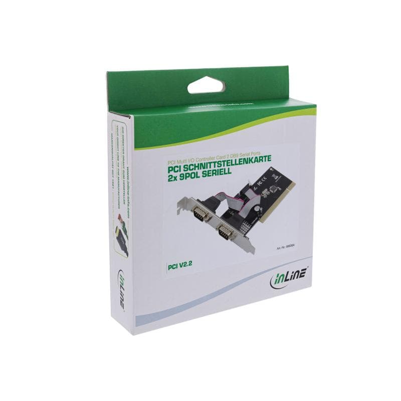 INLINE PCI Schnittstellenkarte, 2x RS232 seriell, CH351Q