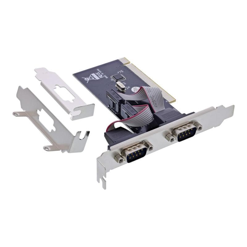 INLINE PCI Schnittstellenkarte, 2x RS232 seriell, CH351Q