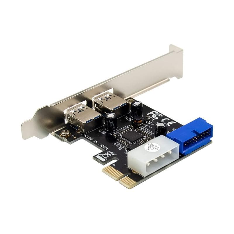 INLINE Schnittstellenkarte, 4x USB 3.2 Gen.1 (2+2), PCIe, Low Profile, VL805