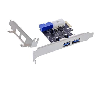 INLINE Schnittstellenkarte, 4x USB 3.2 Gen.1 (2+2), PCIe, Low Profile, VL805