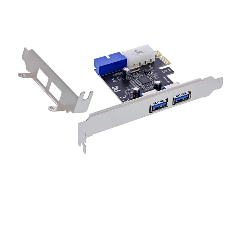 INLINE Schnittstellenkarte, 4x USB 3.2 Gen.1 (2+2), PCIe, Low Profile, VL805